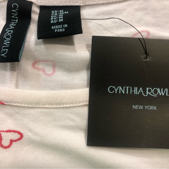NWT Cynthia Rowley Heart Top - Picture 3 of 5